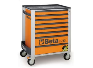 Beta verkfæraskápur m/fallvörn 8 skúffur orange