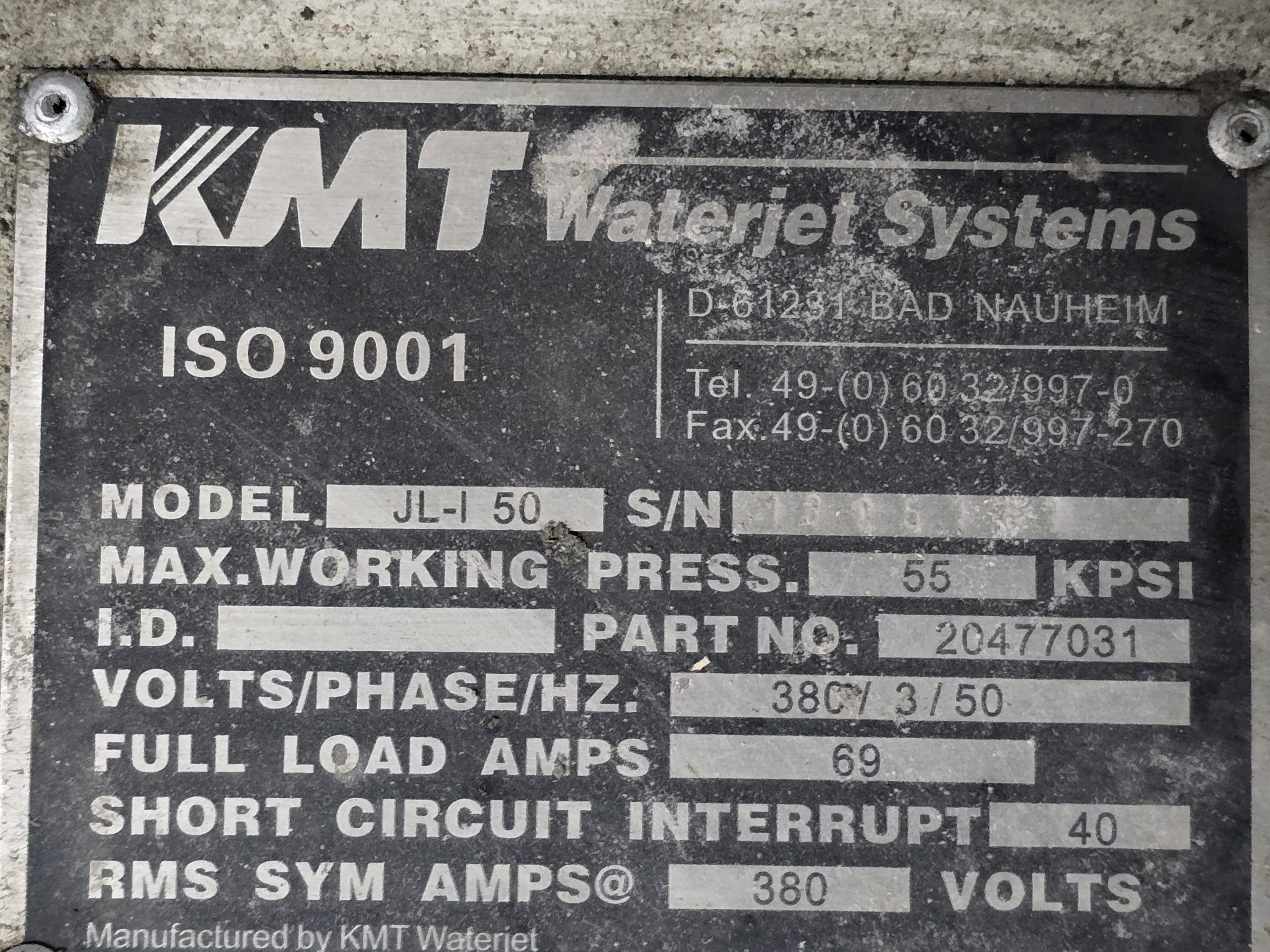 Vatnsskurðarvél notuð CLX 612 / 50 / S - 5 Ára - 4000X2000 Skurðarflötur - 50Hp dæla - Image 13