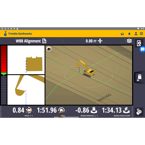Trimble EarthWorks 3D GPS kerfi fyrir gröfur - Image 2