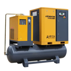 Skrúfupressa 1100 l/m - 8 bör - AirHorse með þurrkara og kút